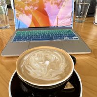 Latte  at Bosque Urbano in San Jose