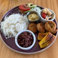 Flavors were nothing special. There was more rice than anything.  at Bosque Urbano in San Jose