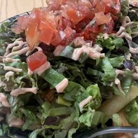 Loaded potatoes  at Bosque Urbano in San Jose