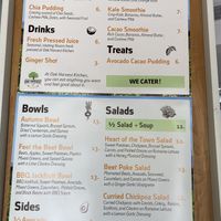 Menu at Oak Harvest Kitchen in Oakland