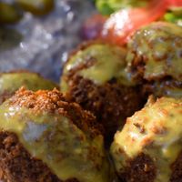 mexican falafel plate at Kikero Vegan Falafel World in Berlin