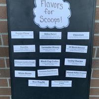 Flavors outside at Wild Scoops - Benson Blvd in Anchorage