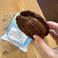Mudwich vegan ice cream sandwich   at Wild Scoops - Benson Blvd in Anchorage