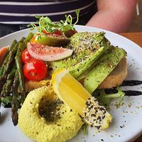 Avocado big brekky  at Cultivate & Co in Eumundi