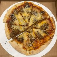 Cheese With Vegan Meat at The Mac Shack & Specialties in Red Wing