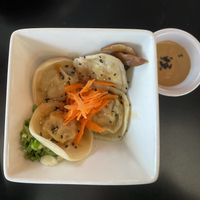 shroom dumplings  at Drunken Dumpling in Chico