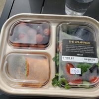 My lunch, the wrap pack at E+Rose Wellness Cafe - Wedgewood in Nashville