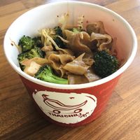 Vegan pad siew with bean sprouts and tofu  at Thai Chili 2 Go in Chandler