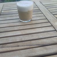 Tasty iced coffee at Dagger Coffee in Utrecht