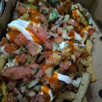 Shawarma fries. at 13th Element in Nottingham