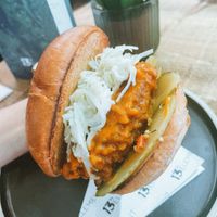 Buffalo burger  at 13th Element in Nottingham