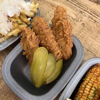 Fake chicken. Incredible!!!!  at 13th Element in Nottingham