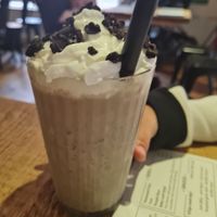 Oreo milkshake at 13th Element in Nottingham