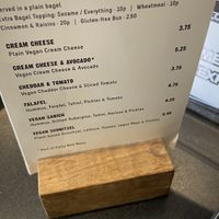 Menu Mar-21 at B Bagel in London