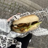 Vegan Shawarma bagel  at B Bagel in London