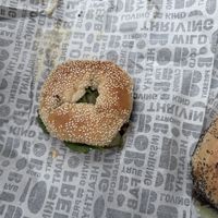 Aubergine heaven   at B Bagel in London