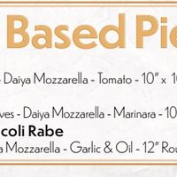 Vegan pies  at Bramalo Pizzeria & Restaurant in Bellmore