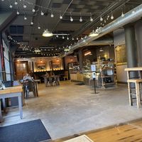 Indoor seating  at The Coffee Factory in Muskegon