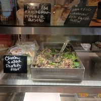 Vegan rice spinach craisin salad at The Coffee Factory in Muskegon