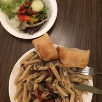 Wild Mushroom with penne pasta.  at Illiano's Grill in Norwich