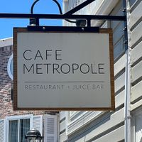   at Cafe Metropole in Santa Catalina Island