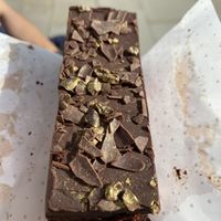 Chocolate cake  at LouLou's in South Queensferry