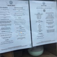 Not many other options in this locality so good to find this place.  We were not hungry but the vegan cake sounded tempting! at Castaways Tea Shop in Seaton Sluice