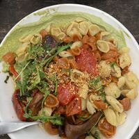 Gnocchetti & local mushrooms  at Norwood's Restaurant & Treehouse Bar in New Smyrna Beach