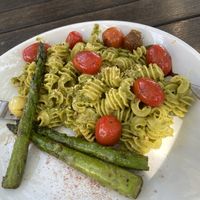 Radiatori Pesto  at Norwood's Restaurant & Treehouse Bar in New Smyrna Beach