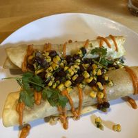 TVP Flautas (Chef’s Special)  at Norwood's Restaurant & Treehouse Bar in New Smyrna Beach