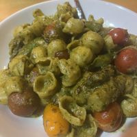 Gnocchetti Pesto  at Norwood's Restaurant & Treehouse Bar in New Smyrna Beach