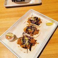 Vegan chorizo tacos at Bonita's Taco & Deli in Montreal