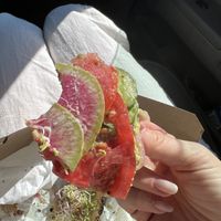 LOOK AT THIS FRESHNESS #4 baby  at Hank's Bagels in Burbank