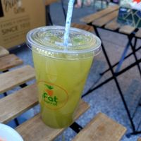 Sugar Cane Juice at The Fat Carrot in West End