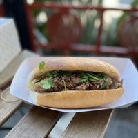 Pork Bahn mi  at The Fat Carrot in West End