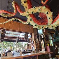 Interior of bar at Taco Boy in Folly Beach