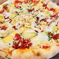 Vegan gourmet garden pizza at The Original Pizza Cookery in Thousand Oaks