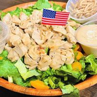 Vegan chinese chickun salad at The Original Pizza Cookery in Thousand Oaks