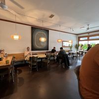 Inside seating   at Buena Onda Cafe in St Augustine