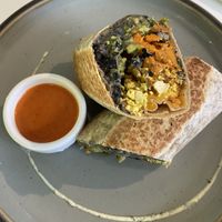 Breakfast burrito  at Buena Onda Cafe in St Augustine