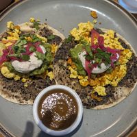 Breakfast tacos at Buena Onda Cafe in St Augustine