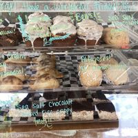 Pastry cabinett  at Buena Onda Cafe in St Augustine