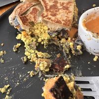 Vegan Breakfast Burrito  at Buena Onda Cafe in St Augustine