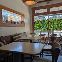 seating at Buena Onda Cafe in St Augustine