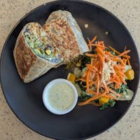 Buffalo Cauliflower Burrito at Buena Onda Cafe in St Augustine