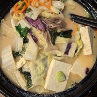 Miso hot pot with soba noodles at Pho King Awesome in Key West