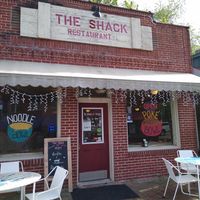 Outside of the restaurant at The Shack of Ellijay in Ellijay