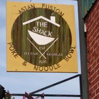 Sign at The Shack of Ellijay in Ellijay