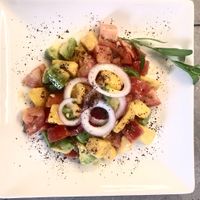 Mango Quacamole Salad at Nang Sabai Cafe Artisan Bakery in Koh Samui