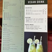 Menu at Nang Sabai Cafe Artisan Bakery in Koh Samui